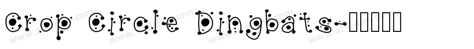 Crop Circle Dingbats字体转换